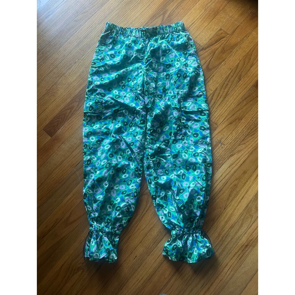 Diane von Furstenberg for Target Green Utility Cargo Pants Designer Collab